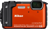 Nikon Coolpix W300 pomarańczowy + plecak 