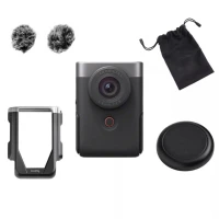 Aparat cyfrowy Canon PowerShot V10 Advanced Vlogging Kit srebrny