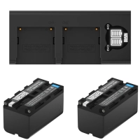 Ładowarka Newell dwukanałowa  DL-USB-C i dwa akumulatory NP-F770 do Sony