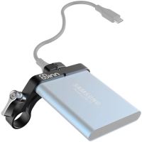 8sinn Uchwyt na dysk Samsung T5 SSD na 15MM Rod Mount