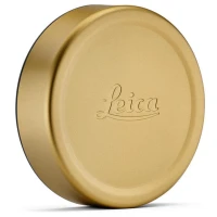 Leica Lens Cap Q, E49 brass, blasted finish do Leica Q3
