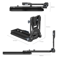Smallrig adapter Battery Mount Plate Kit Cinema Cameras (Sony FX6, Canon C70, Panasonic BGH1/BS1H) [4323]