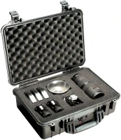 Peli ™1500 skrzynia z gąbką / czarna
