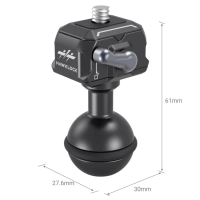 Smallrig Adapter szybkozłączka Drop-in Hawklock Universal mini Quick Release Ball Head 1/4-20 [3600]