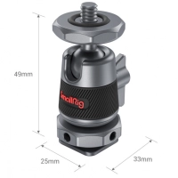 Smallrig Głowica kulowa Mini na zimną stopką 2szt [2948B]