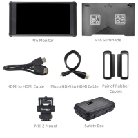 PORTKEYS Monitor Podglądowy PT6 6 cala  4K HDMI Touchscreen Monitor