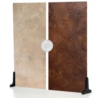 Tło plastikowe V-Flat World Duo Boards Ciemne palenie/marokańskie błoto