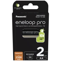 Akumulatory Panasonic Pro AA 2500 mAh 2 szt. 