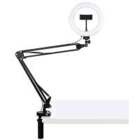 PULUZ  Lampa pierścieniowa PKT3089B 20 cm z uchwytem biurkowym