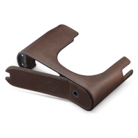 Leica ETUI LEICA Halfcase, leather dark brown do Leica Q3