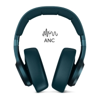 Fresh`n Rebel słuchawki Bluetooth CLAM ANC turkusowe