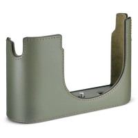 Leica ETUI LEICA Halfcase, leather green do Leica Q3