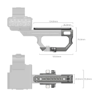 Smallrig Extension Mount Plate Kit do Sony FX3 / FX30 XLR Handle