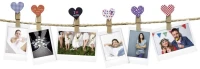 FujiFilm Instax Klipsy do zdjęć w kształcie serduszek