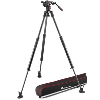 Statyw Manfrotto Zestaw 635 Carbon Fast Single + głowica 608 (MVK608SNGFC)