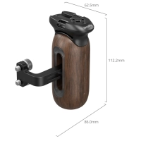Smallrig Drewniany uchwyt boczny ze śrubą 1/4 cala-20 [5237]