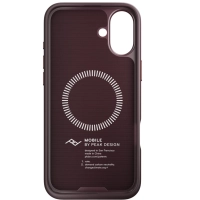 Peak Design Mobile Everyday Fabric Case etui do iPhone 16 Plus bordo