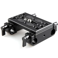 Smallrig Baseplate w/ Dual 15mm Rod Clamp [1775]