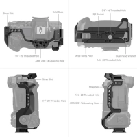 Smallrig Klatka operatorska do Canon EOS R5 / R6 / R5C / R6 Mark II z BG-R10 z Battery Grip Cage [3464B]