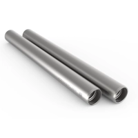 8sinn rurki aluminiowe 15cm 15MM Silver Rods 2szt