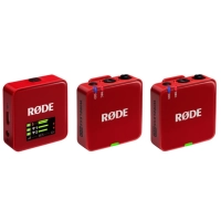 Rode Wireless GO III bezprzewodowy system audio czerwony