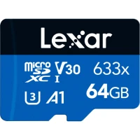 Karta pamięci Lexar microSDXC 633x UHS-I/A1/U3/10 R95 V30 64GB bez adaptera