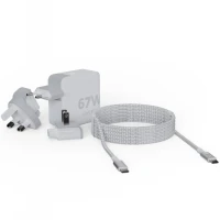 Xtorm Ładowarka turystyczna 67W GaN +kabel USB-C PD biała