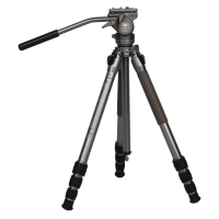 Statyw Sirui CT04+CT5 z głowicą video szary