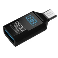 Mathorn Miernik Adapter MPMA-10CA60 - USB C do A LED, PD 60W, 3A, VAW 10Gbps