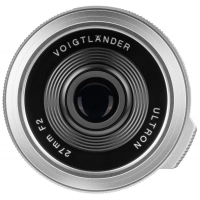 Obiektyw Voigtlander Ultron 27 mm f/2 do Fujifilm X - srebrny