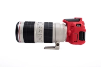 Zbroja EasyCover osłona gumowa dla Canon 650D/700D/T4i/T5i czerwona