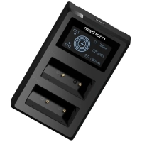 Ładowarka Mathorn dwukanałowa MBC-D130 USB-C do Fujifilm NP-W126S