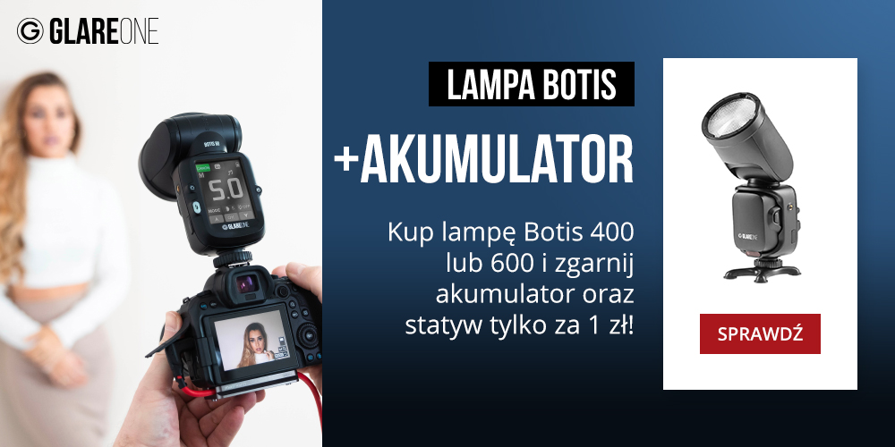 Kup lampę GlareOne Botis i zgarnij akcesoria po 1 zł