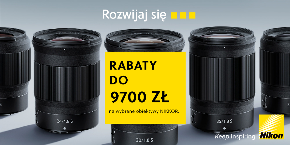 Obiektywy Nikon Nikkor w supercenach!