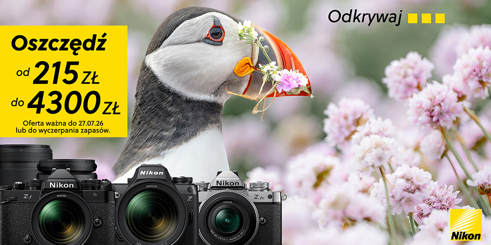 Megarabaty na sprzęt Nikon - oszczędzisz nawet do 4300 zł!