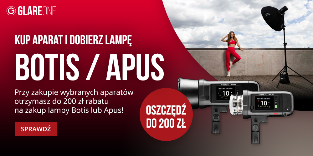 Kup wybrany aparat i zgarnij lampę GlareOne w supercenie