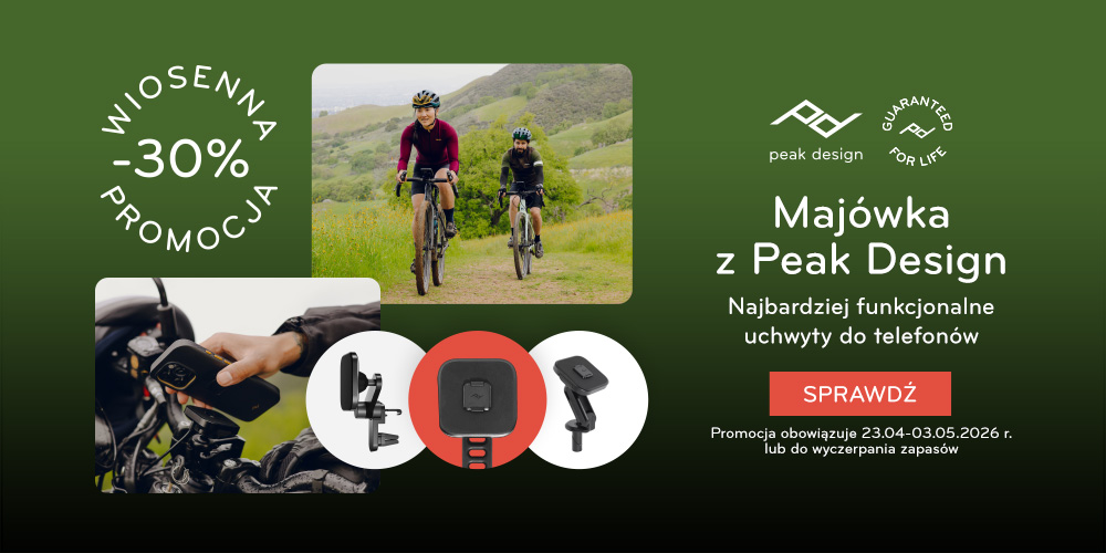 Majówkowa promocja Peak Design