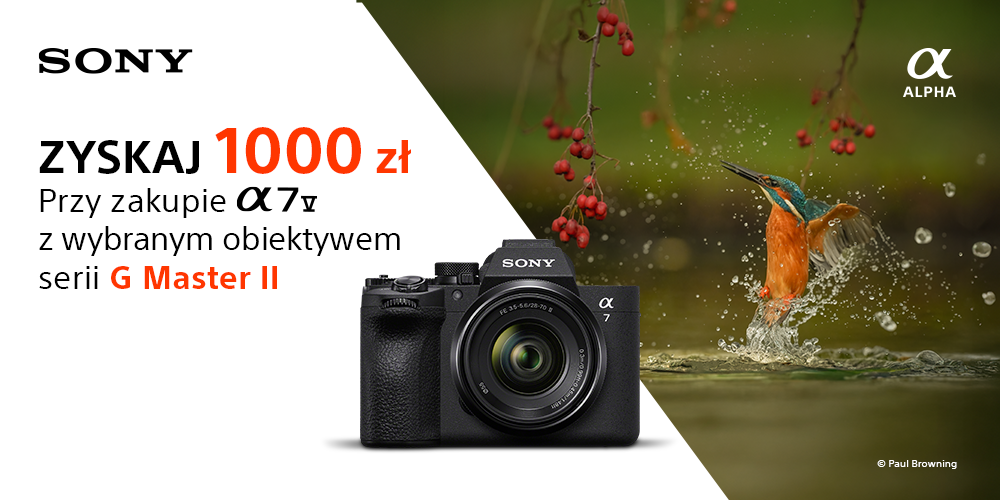 Kup Sony A7 V wraz z obiektywem taniej o 1000 zł