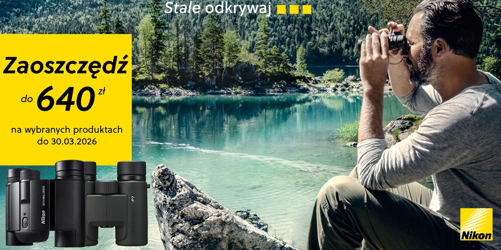 Lornetki Nikon kupisz nawet do 640 zł w wiosennej promocji!