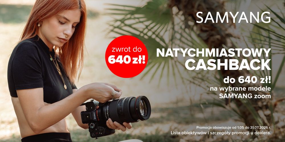 Cashback Samyang