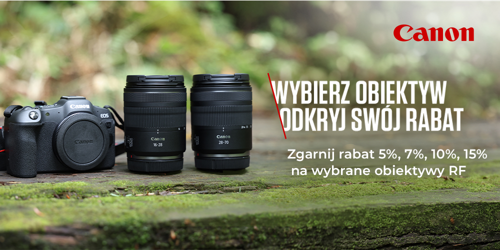 Obiektywy Canon RF kupisz nawet do 15% taniej!