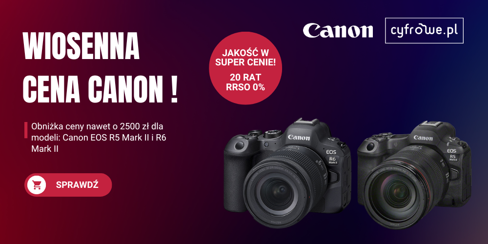 Canon EOS R5 Mark II i R6 Mark II – profesjonalna jakość w super cenie