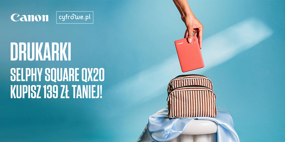 Drukarki natychmiastowe Canon Canon Selphy Square QX20 w niższych cenach!