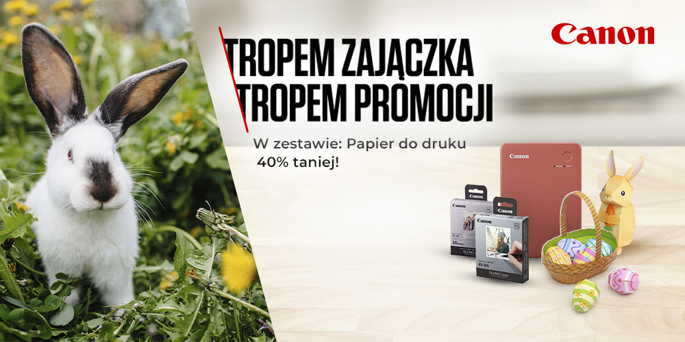 Wiosenna promocja Canon - kup drukarkę i odbierz papier 40% taniej!
