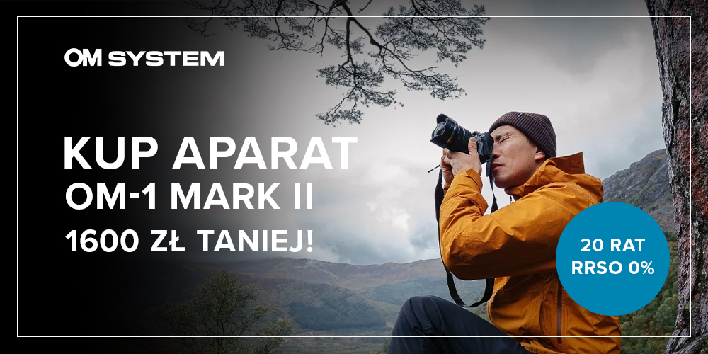 OM System OM-1 II kupisz 1600 zł taniej z kodem rabatowym