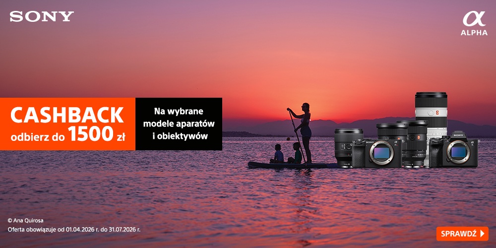 Zyskaj 1500 zł zwrotu w promocji Sony Cashback!