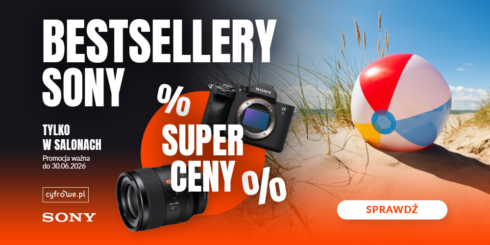 Przyjdź do naszych salonów i kup sprzęt Sony za pół ceny!